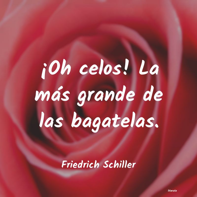 frases de Friedrich Schiller