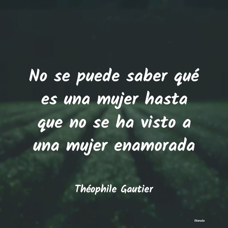 frases de Théophile Gautier
