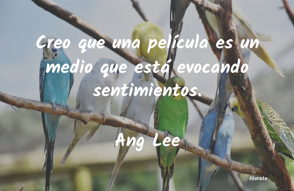 frases de Ang Lee