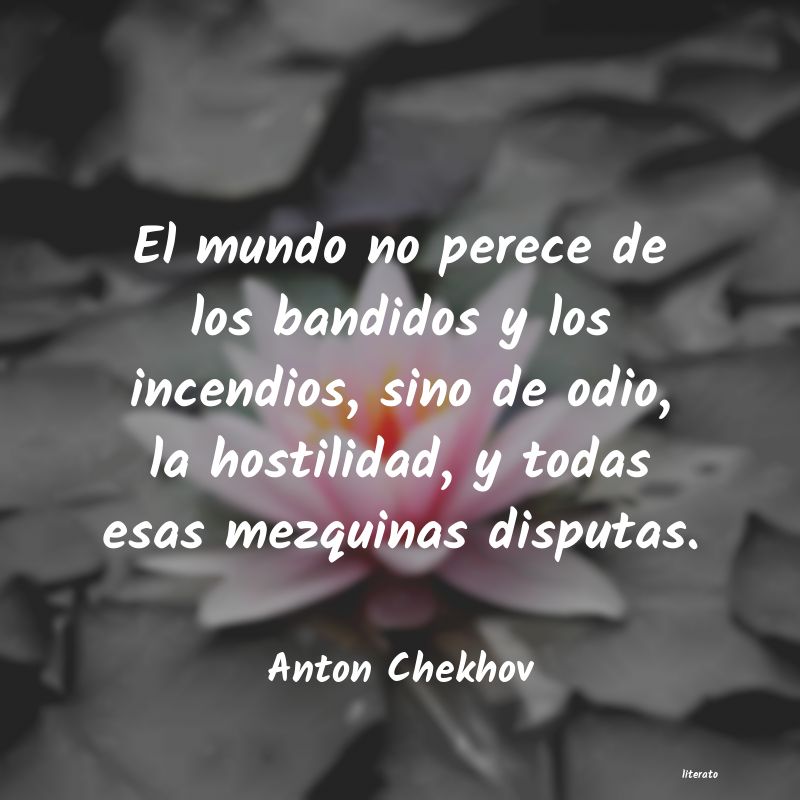 frases de Anton Chekhov