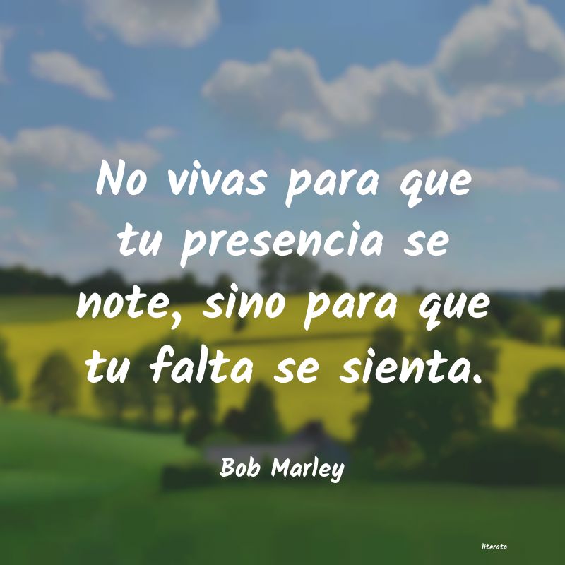 Frases de Bob Marley