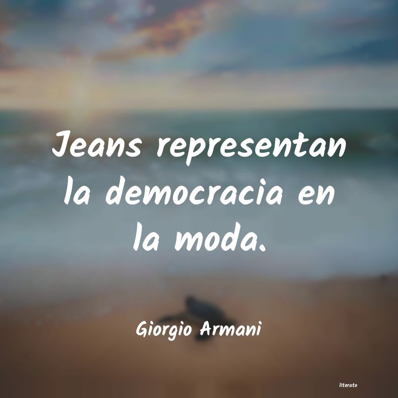 Frases de Giorgio Armani