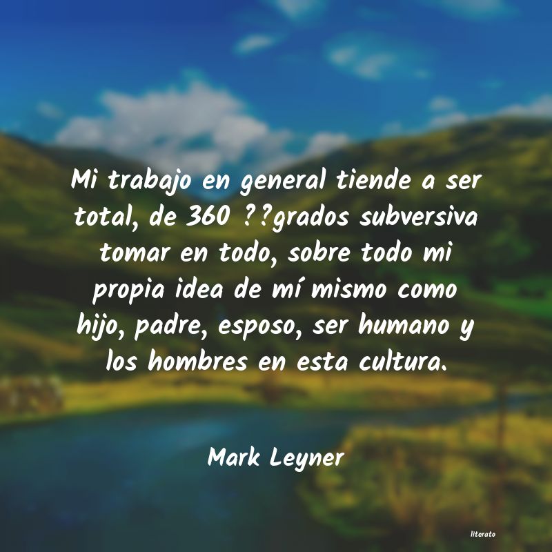 Frases de Mark Leyner