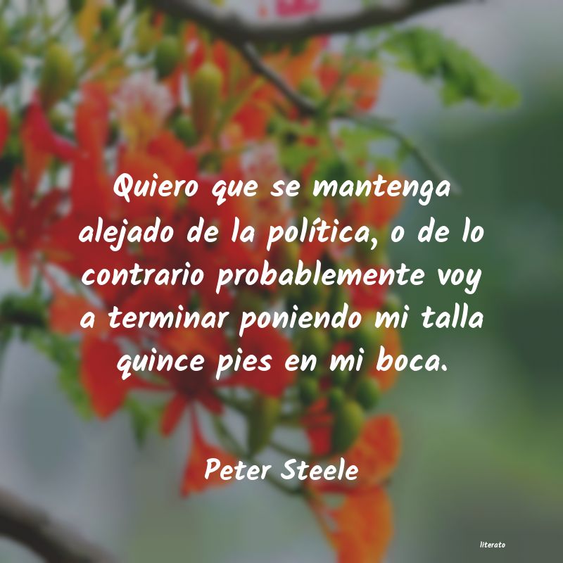 Frases de Peter Steele