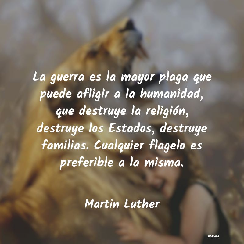 frases de Martin Luther