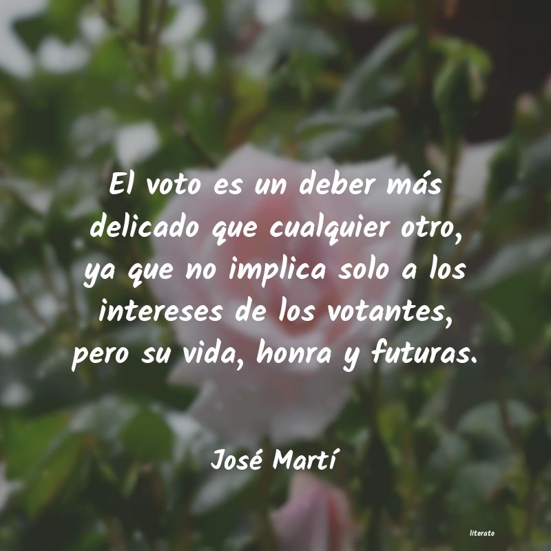 Frases de José Martí