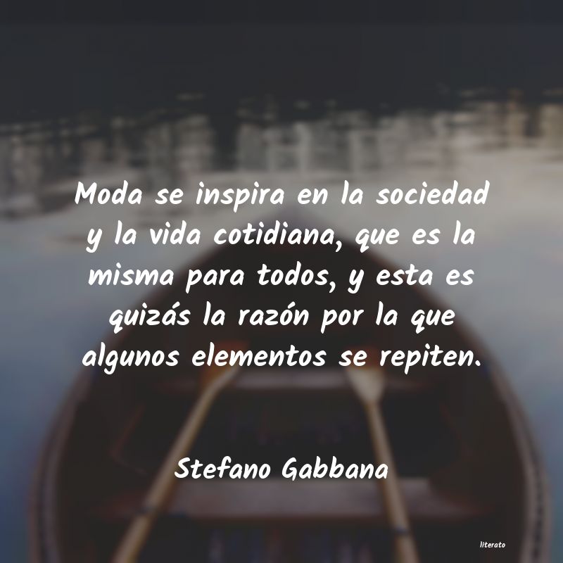frases de Stefano Gabbana