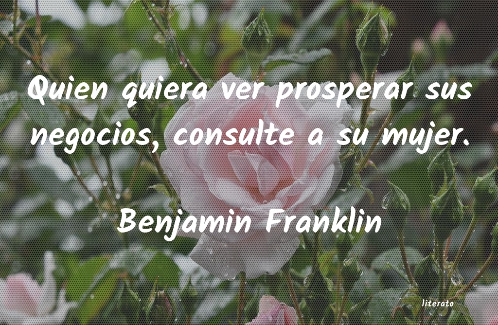 Frases de Benjamin Franklin