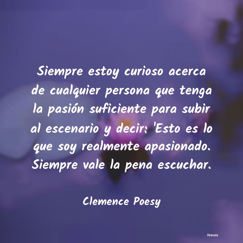 Frases de Clemence Poesy