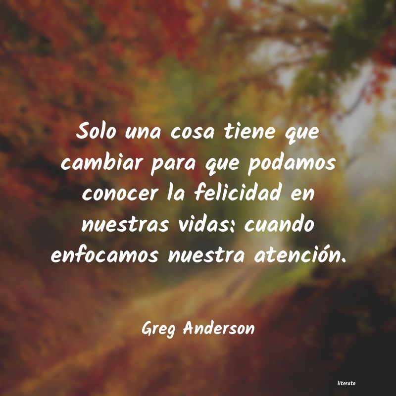 Frases de Greg Anderson