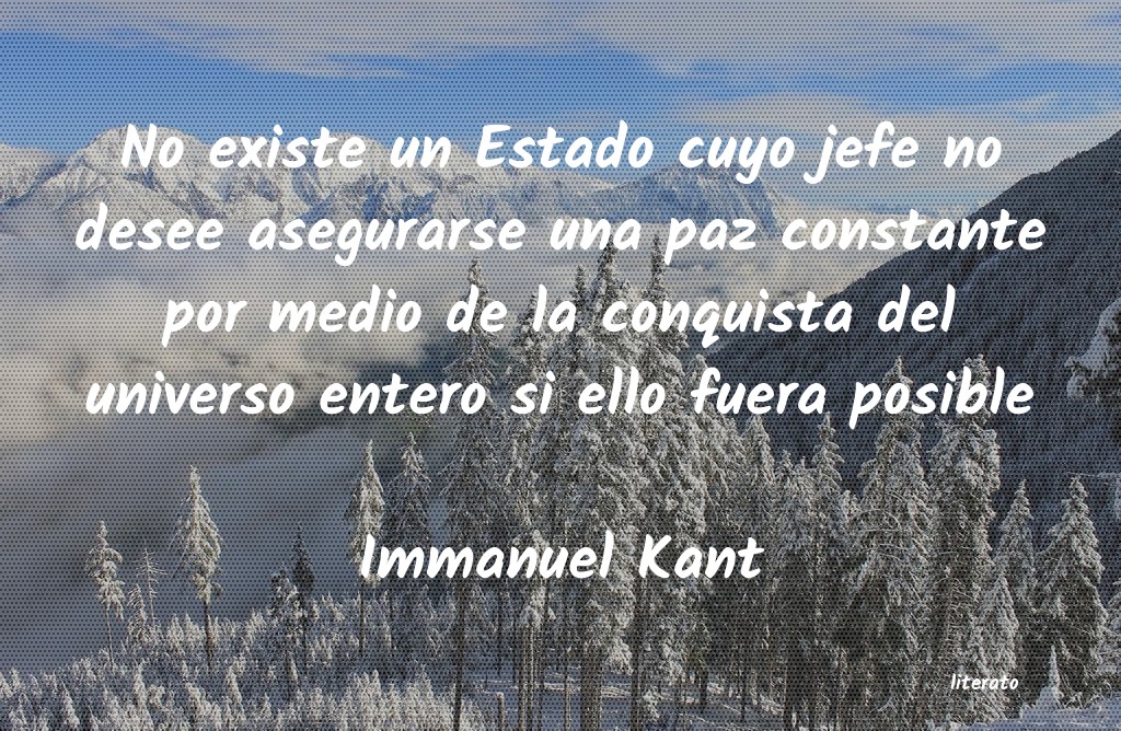 Frases de Immanuel Kant