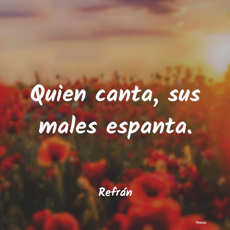frases de Refrán