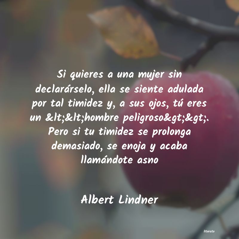frases de Albert Lindner
