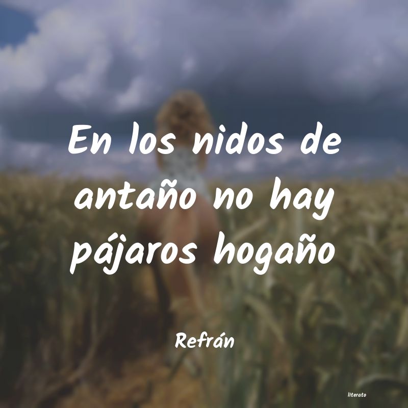 Frases de Refrán