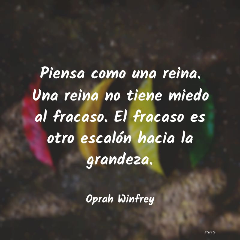 Frases de Oprah Winfrey