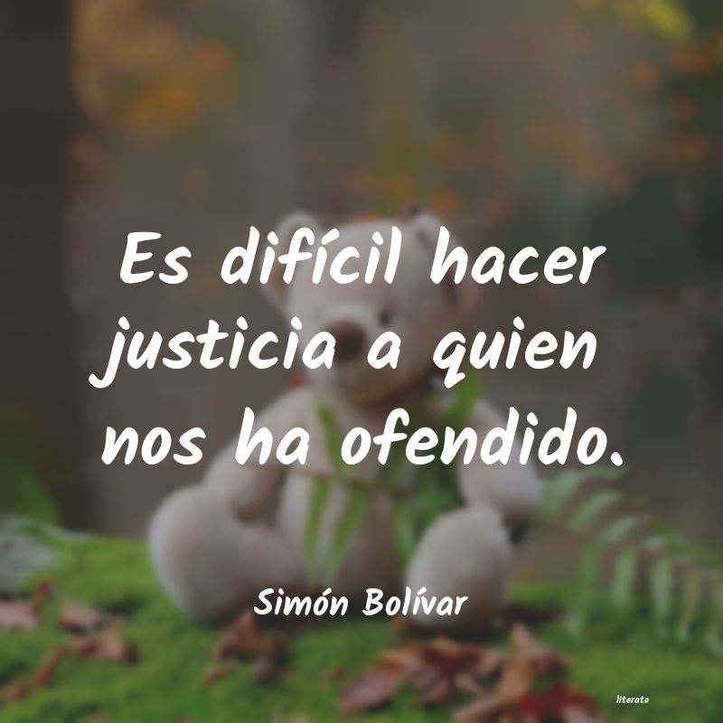 pensamientos de simon bolivar cortos