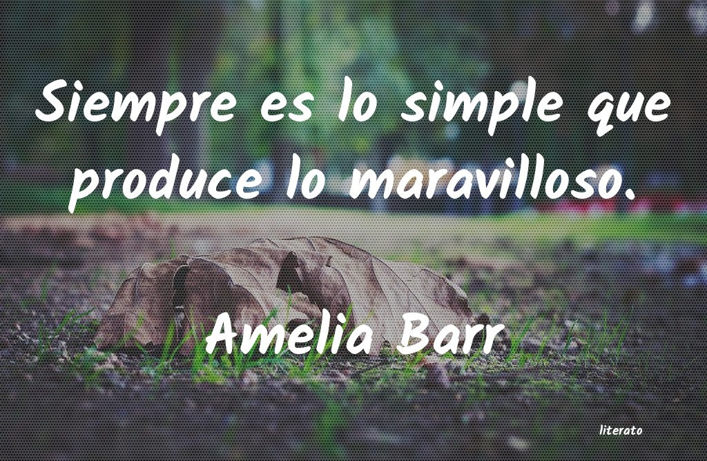 frases de Amelia Barr