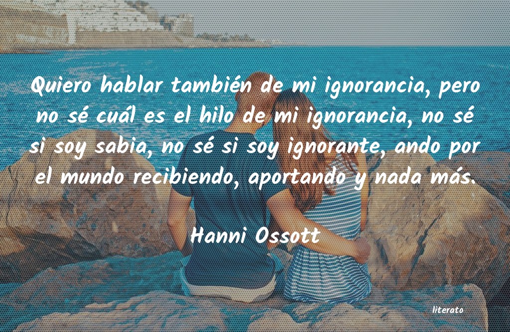 Frases de Hanni Ossott