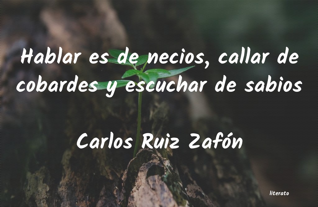 frases de Carlos Ruiz Zafón