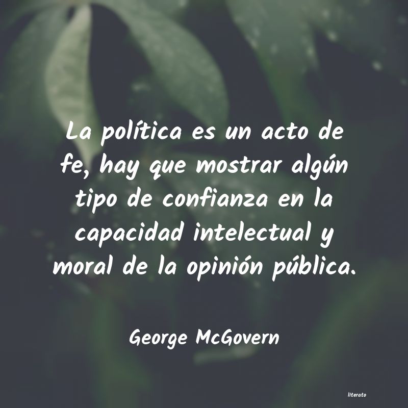 Frases de George McGovern