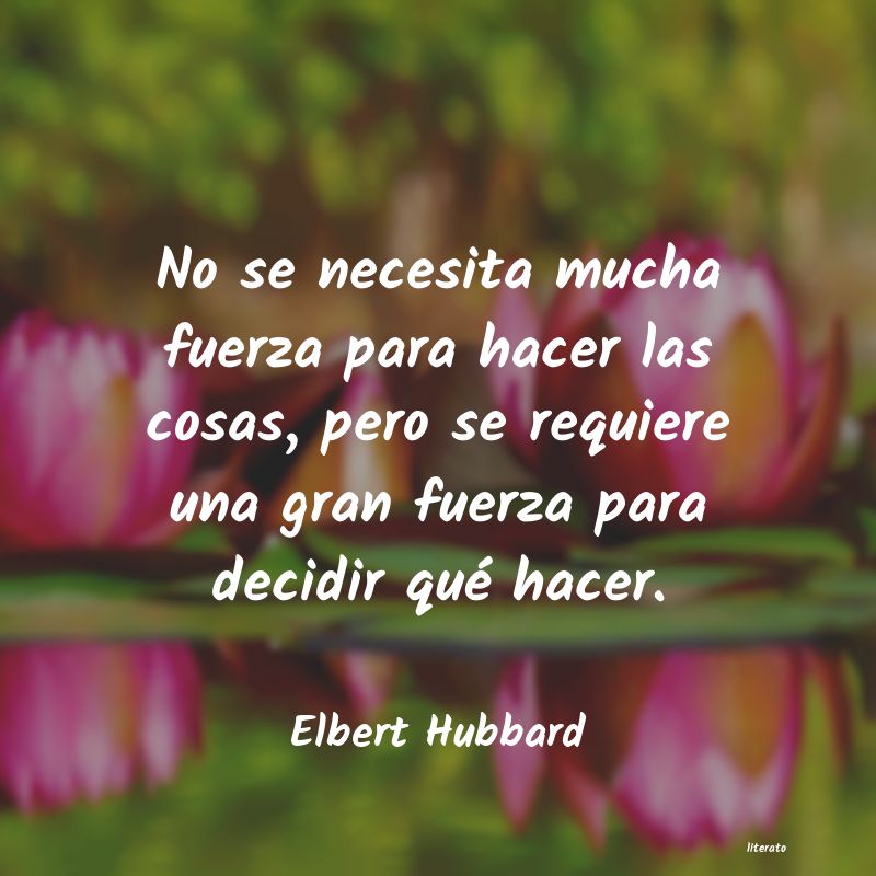 frases de Elbert Hubbard