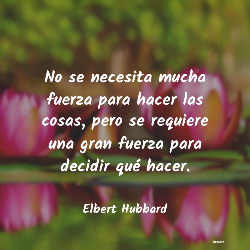 Frases de Elbert Hubbard