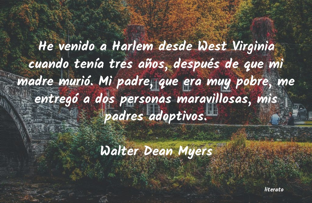 Frases de Walter Dean Myers