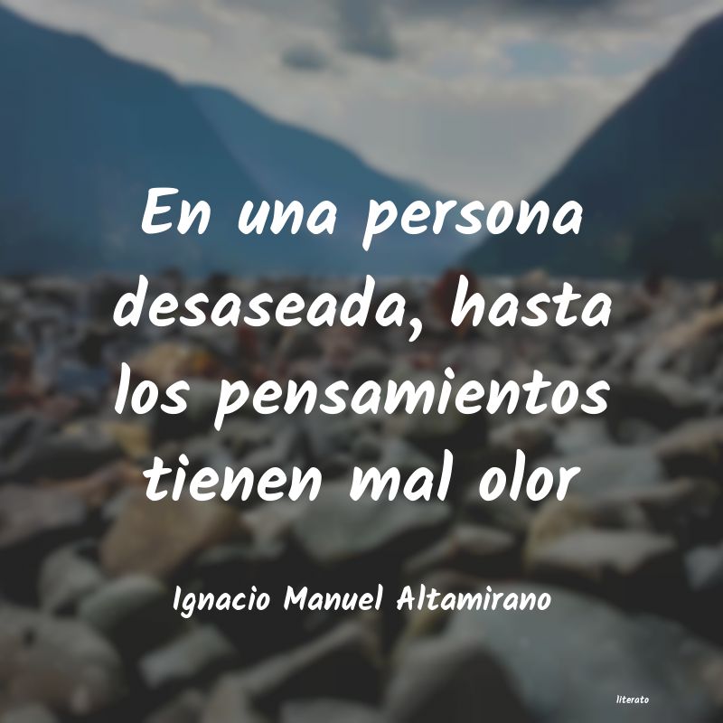 frases de Ignacio Manuel Altamirano