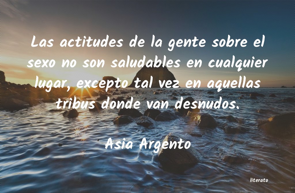 frases de Asia Argento