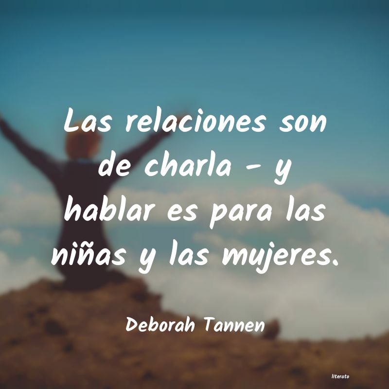 frases de Deborah Tannen