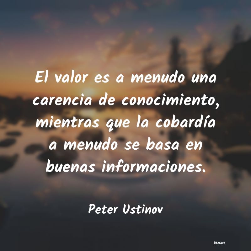 Frases de Peter Ustinov