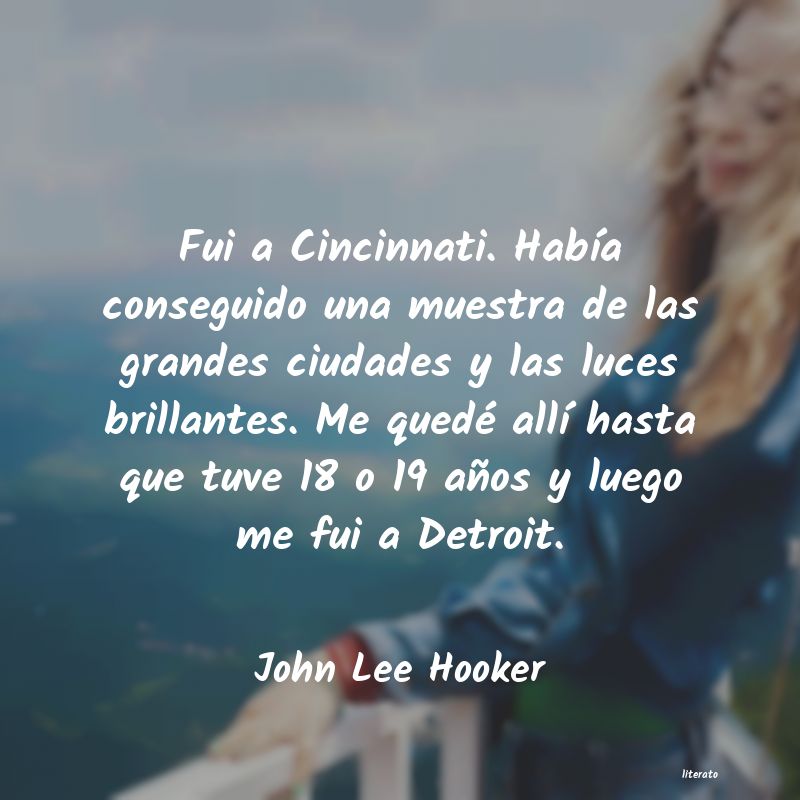Frases de John Lee Hooker