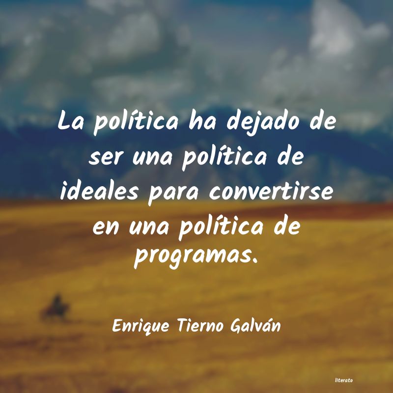 Frases de Enrique Tierno Galván