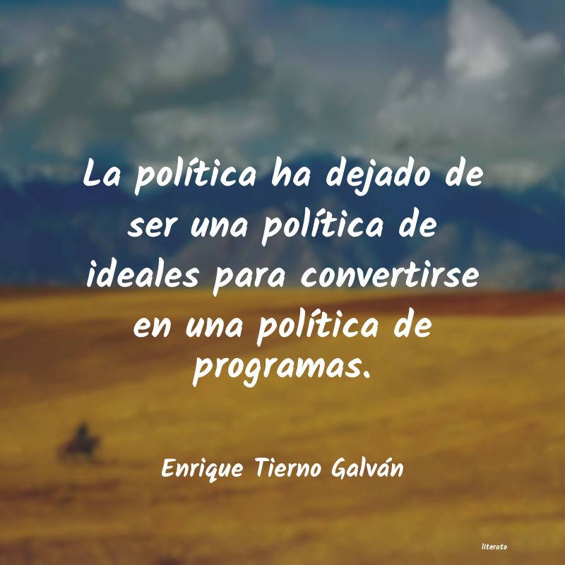 frases de Enrique Tierno Galván