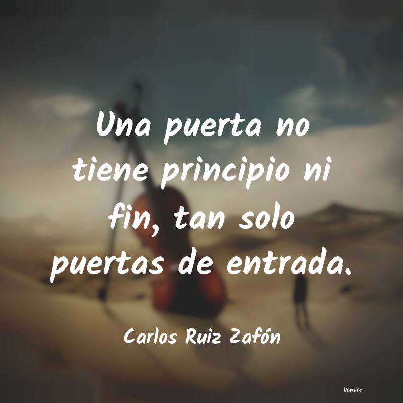 Frases de Carlos Ruiz Zafón