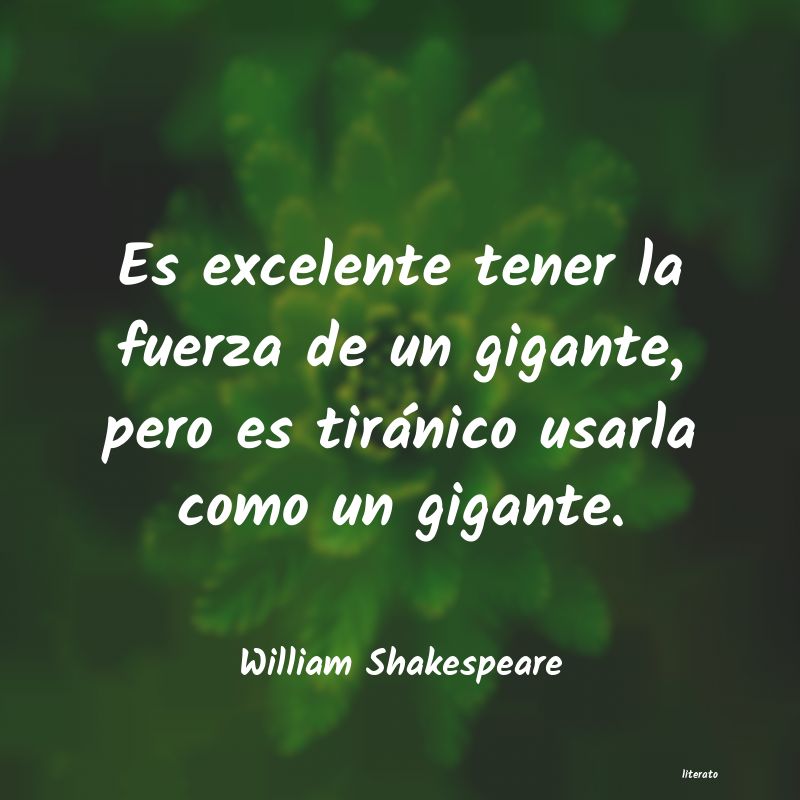 frases de William Shakespeare