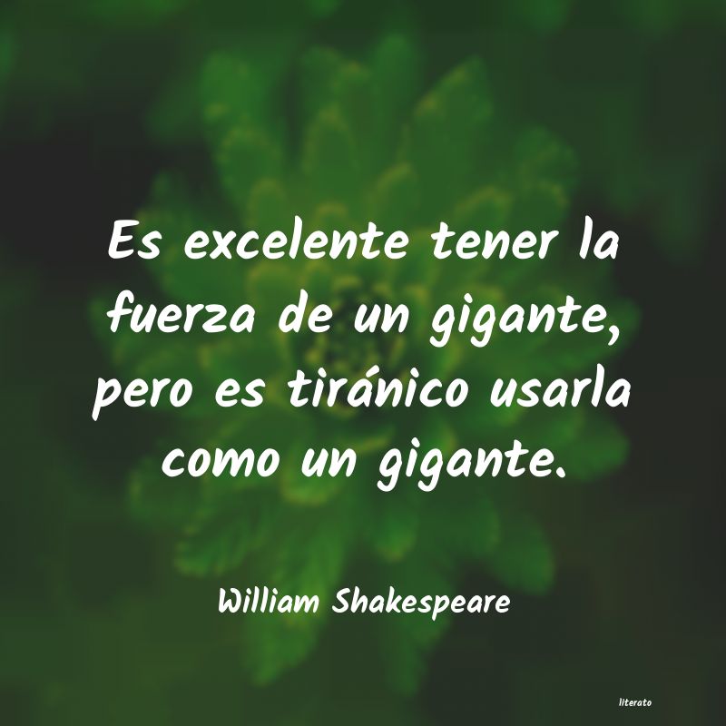 Frases de William Shakespeare