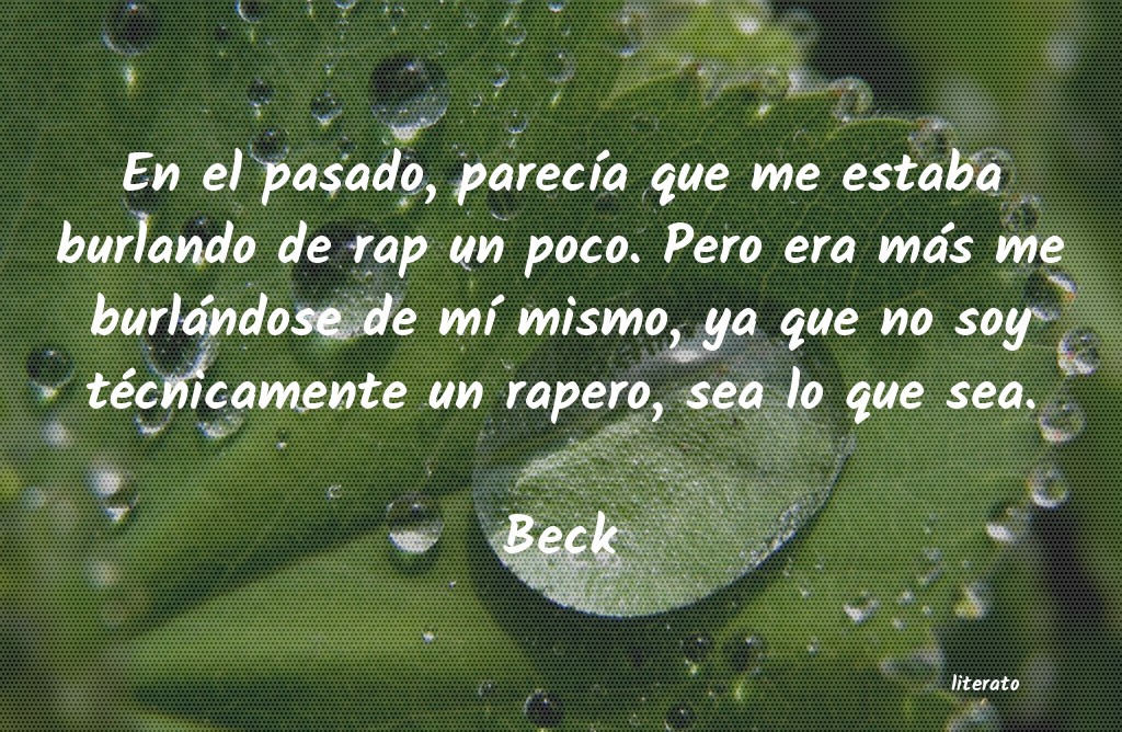 Frases de Beck