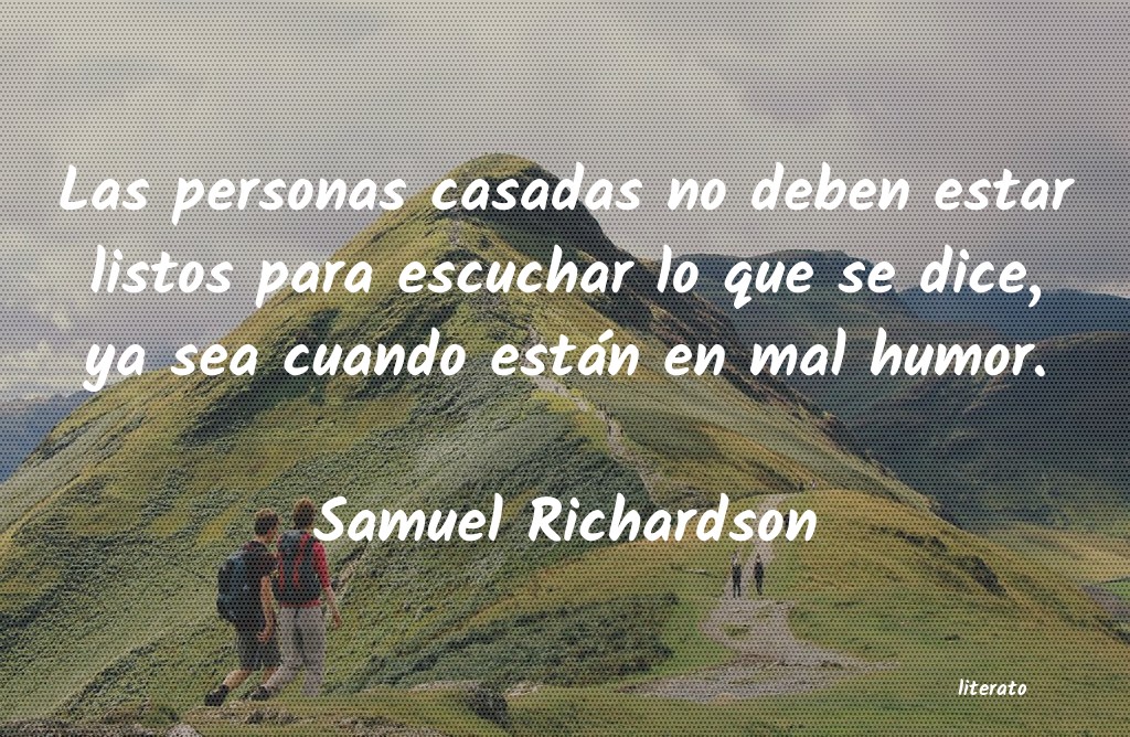 Frases de Samuel Richardson