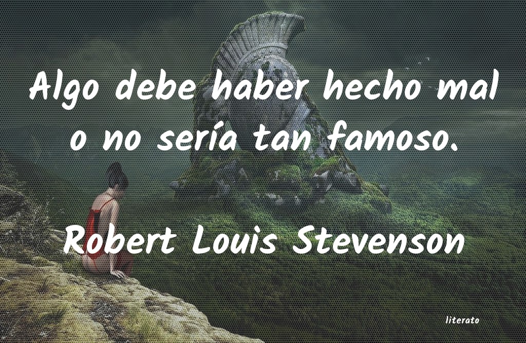 Frases de Robert Louis Stevenson