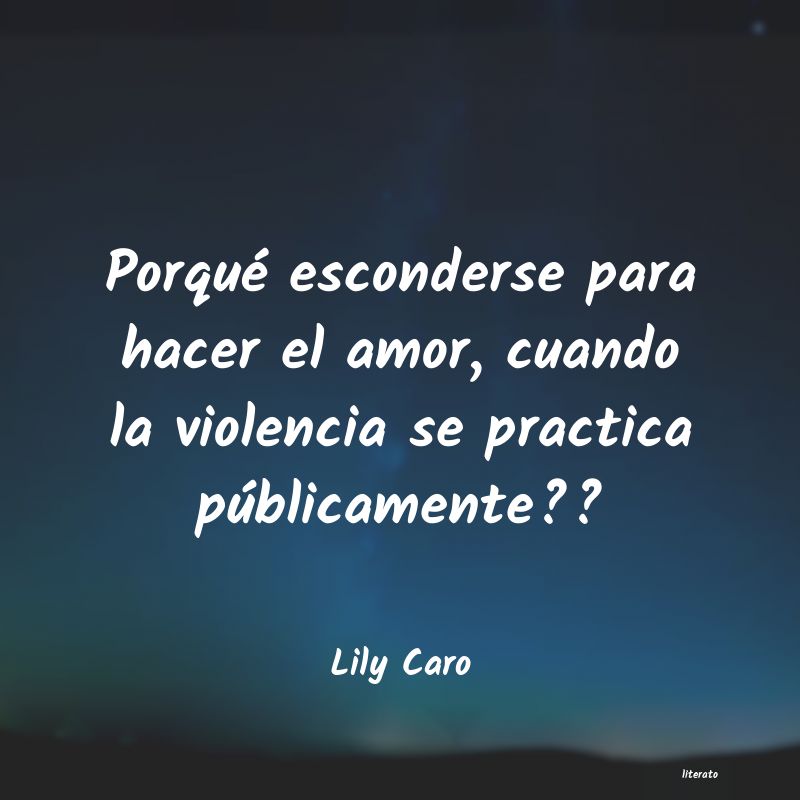 Frases de Lily Caro