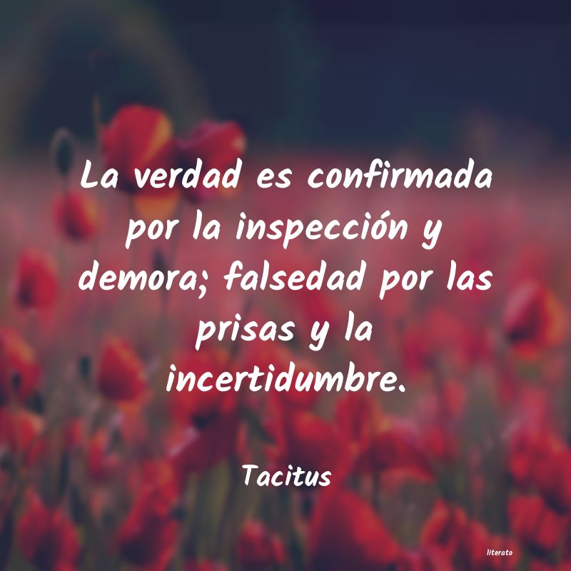 Frases de Tacitus