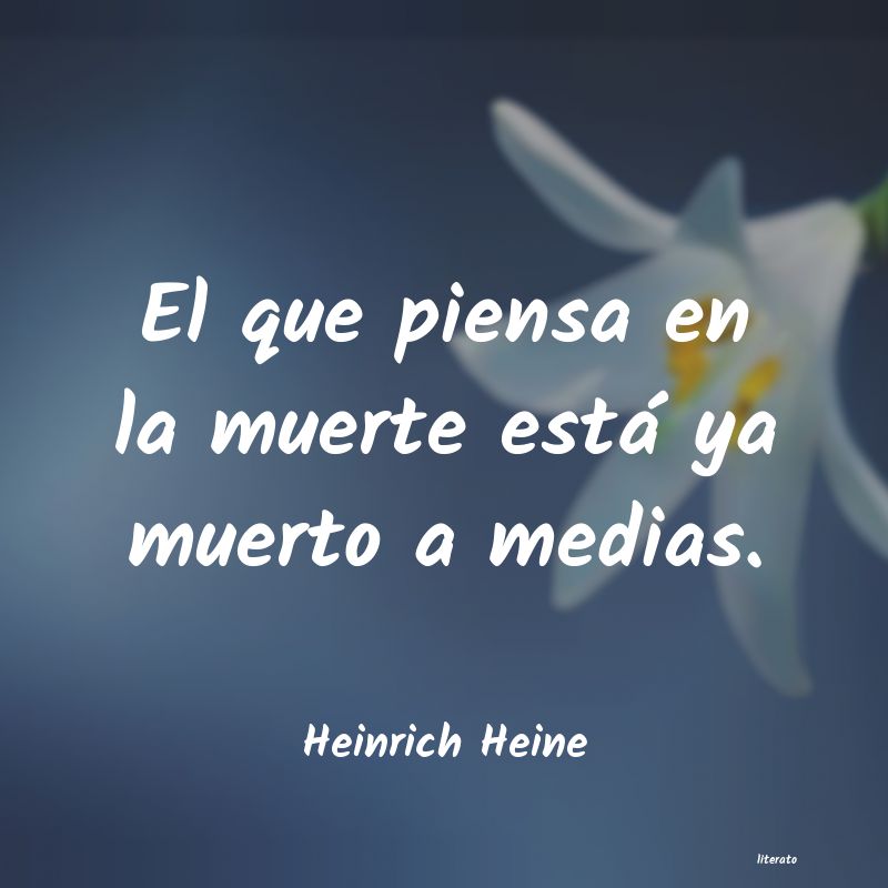 frases de Heinrich Heine