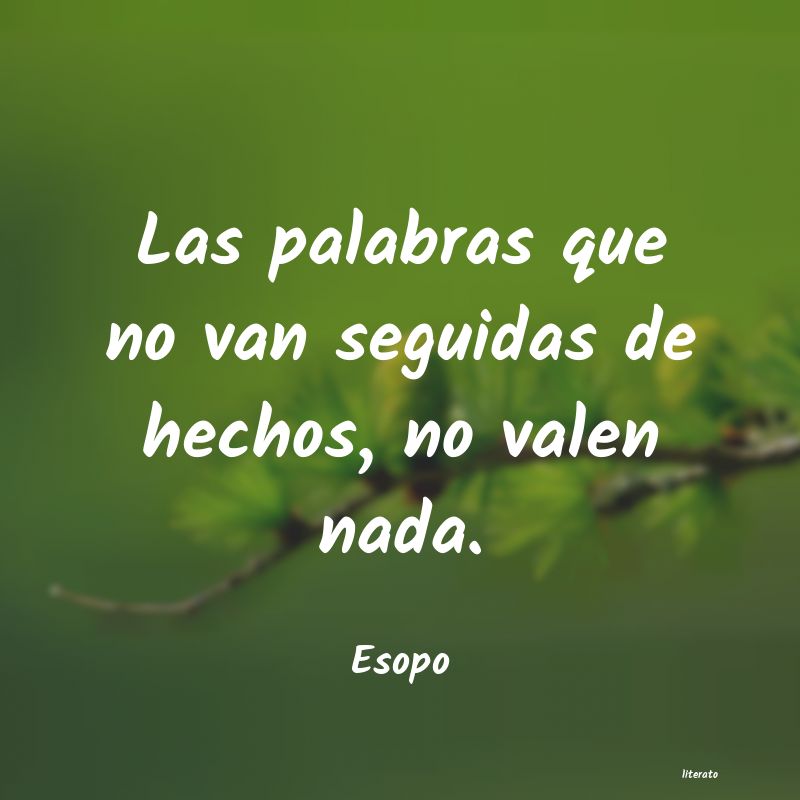 frases de Esopo
