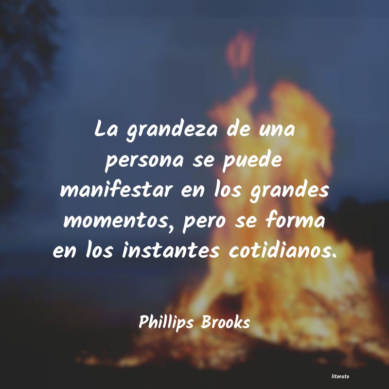 frases de Phillips Brooks