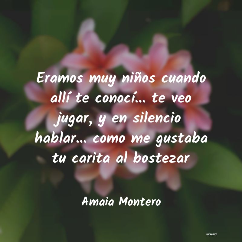 Frases de Amaia Montero