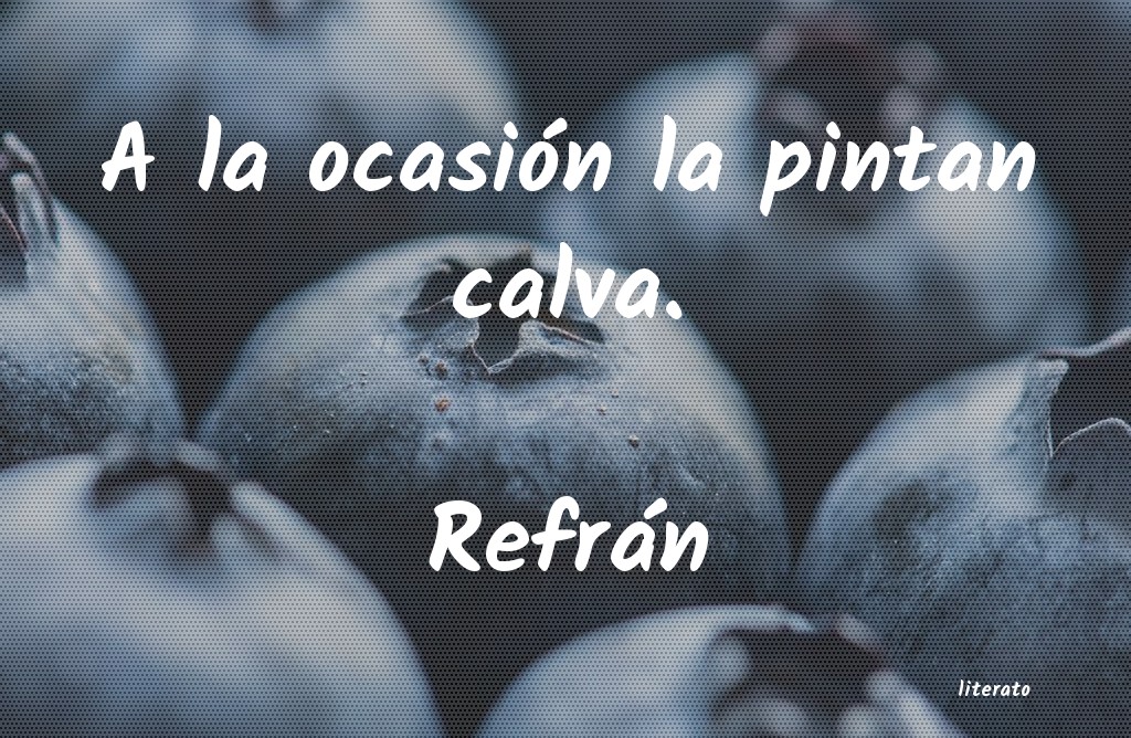 Frases de Refrán