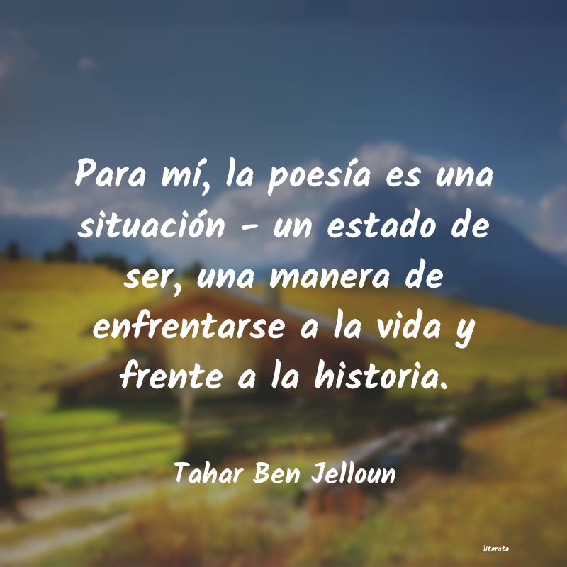 frases de Tahar Ben Jelloun