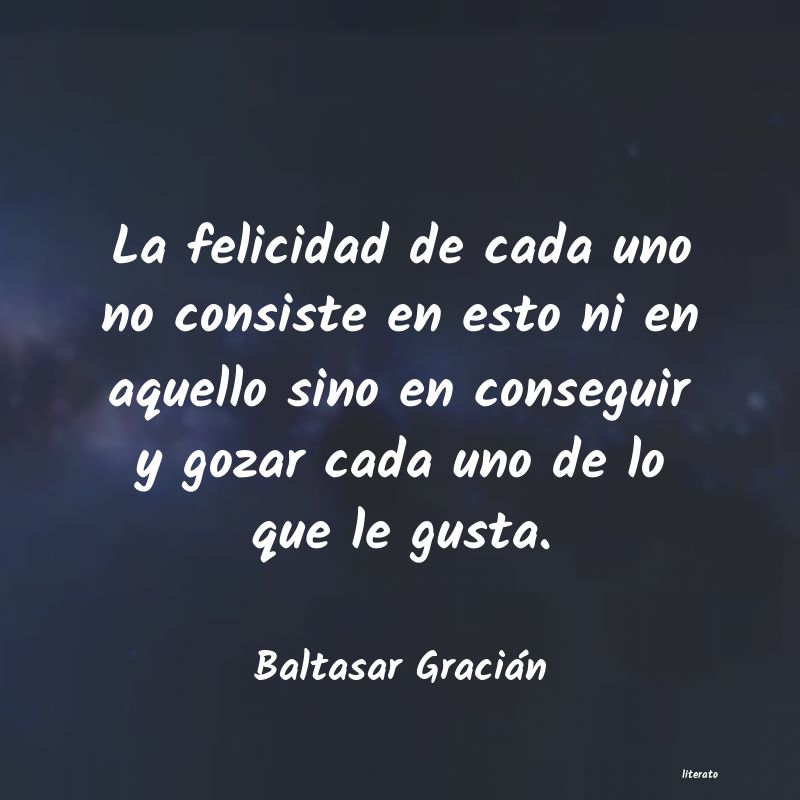 Frases de Baltasar Gracián