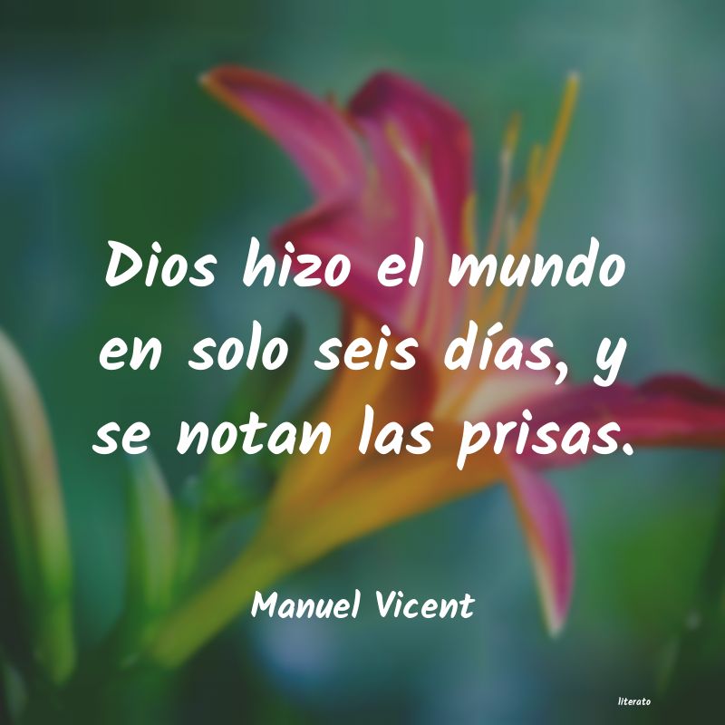 frases de Manuel Vicent